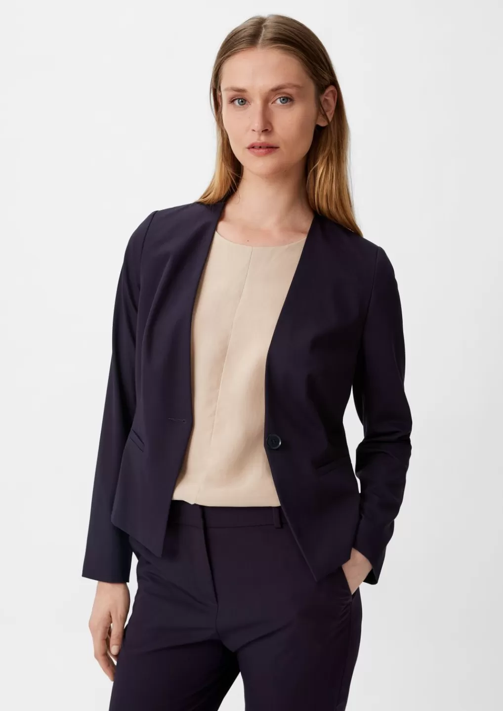 Clearance Blazer en viscose mélangée Blazers