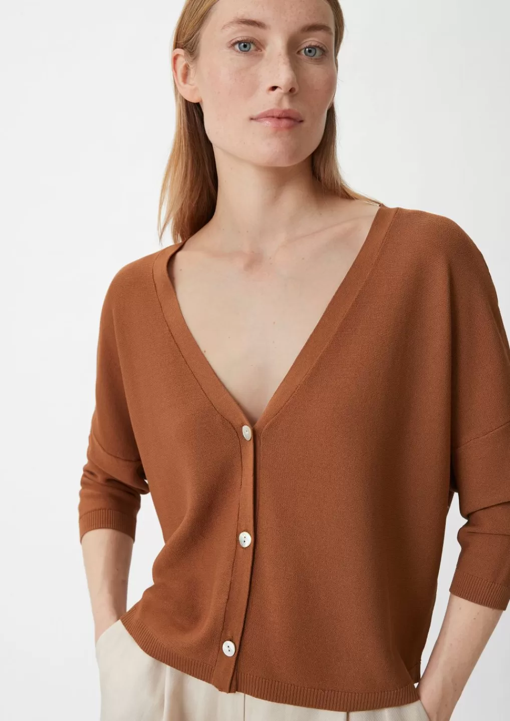 Sale Cardigan coupe Relaxed Fit Cord & Pull-over