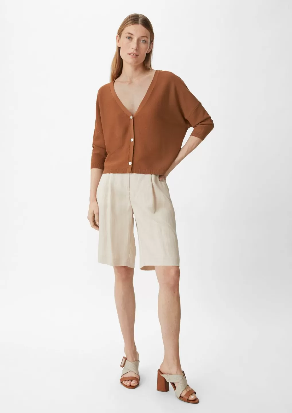 Sale Cardigan coupe Relaxed Fit Cord & Pull-over