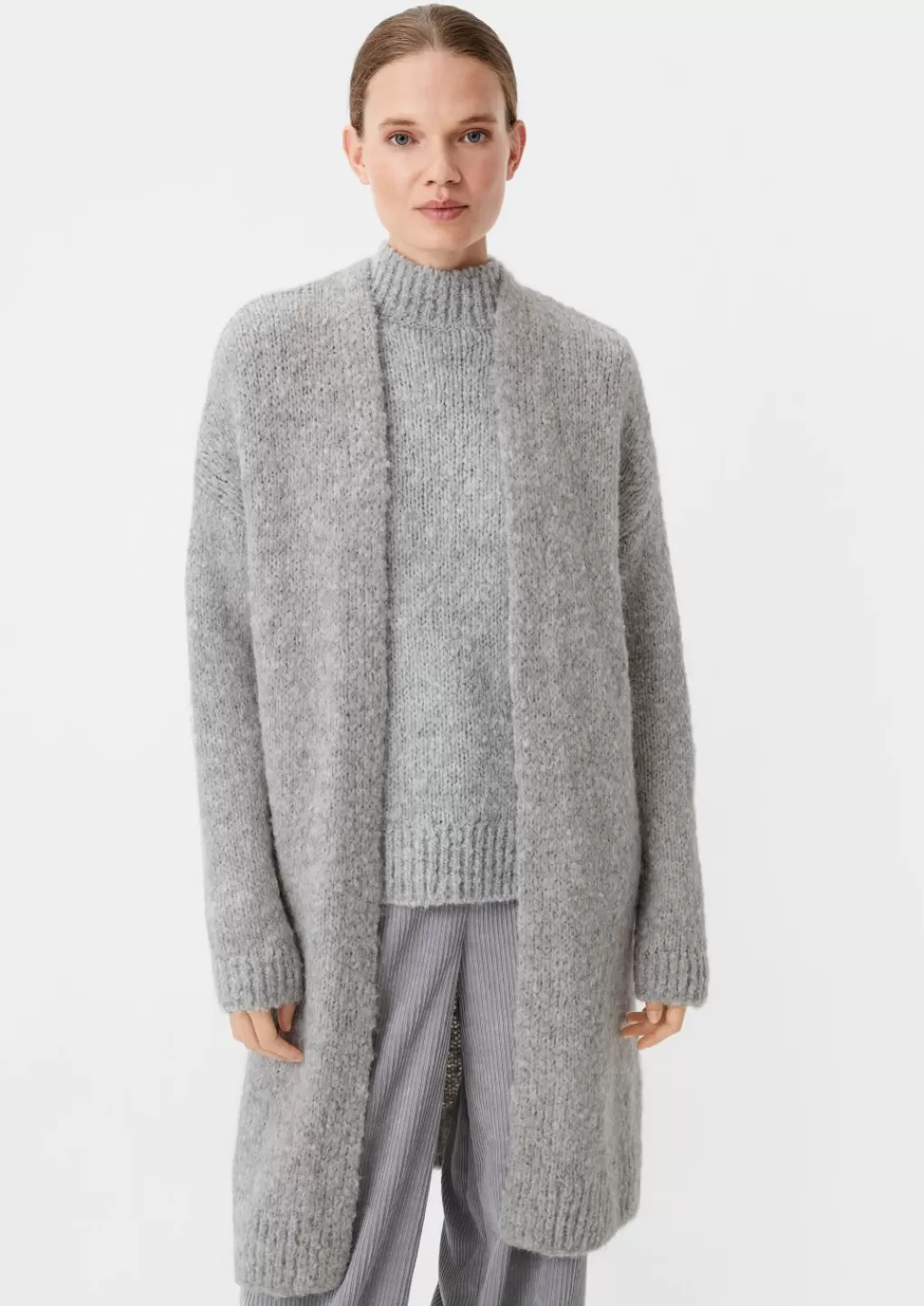 Cheap Cardigan long en laine d’alpaga mélangée Cord & Pull-over