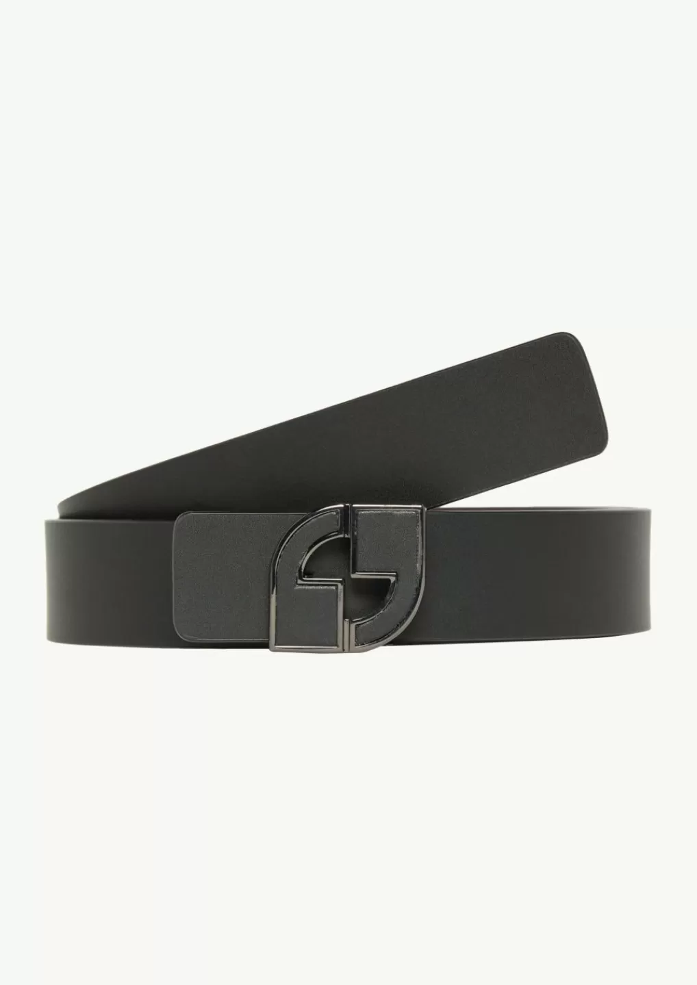 Sale Ceinture réversible à boucle logo recouverte de cuir Accessoires