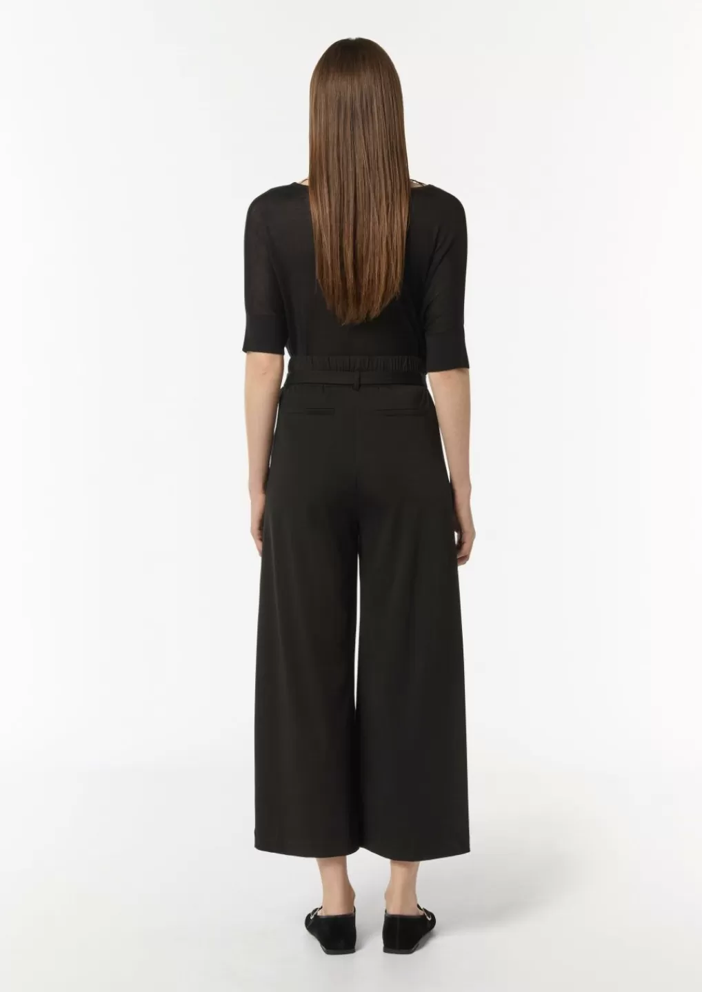 Hot De coupe Loose: pantalon cropped en toile Pantalons