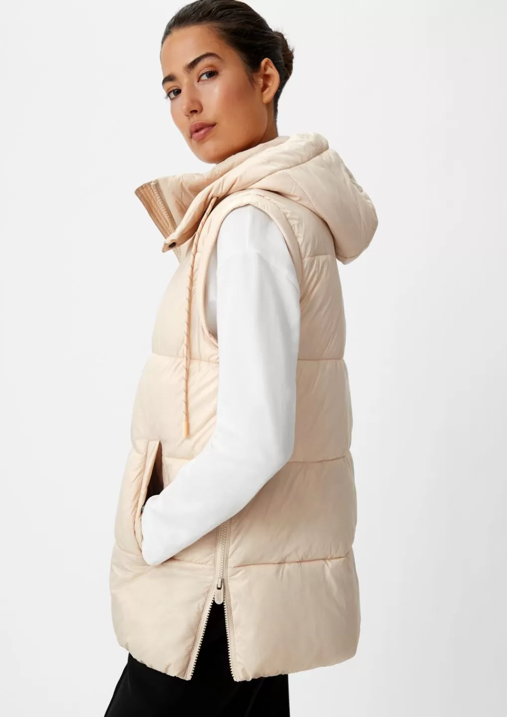 Best Gilet matelassé à capuche amovible Vestes