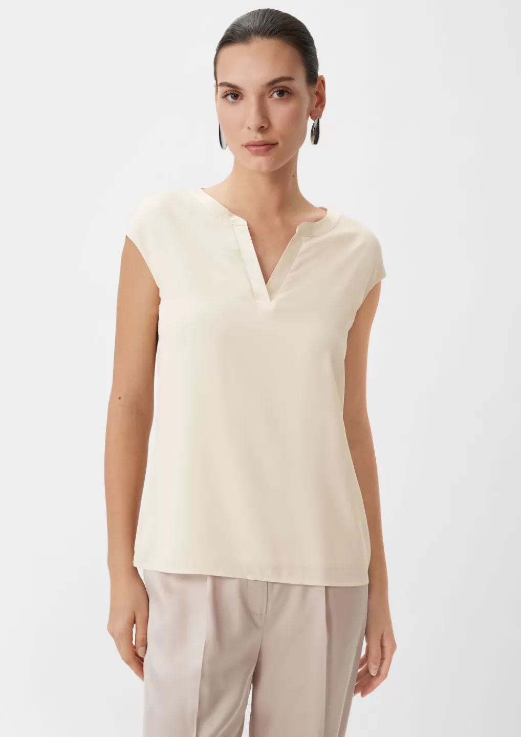 New Haut façon blouse en viscose stretch T-shirts & Tops