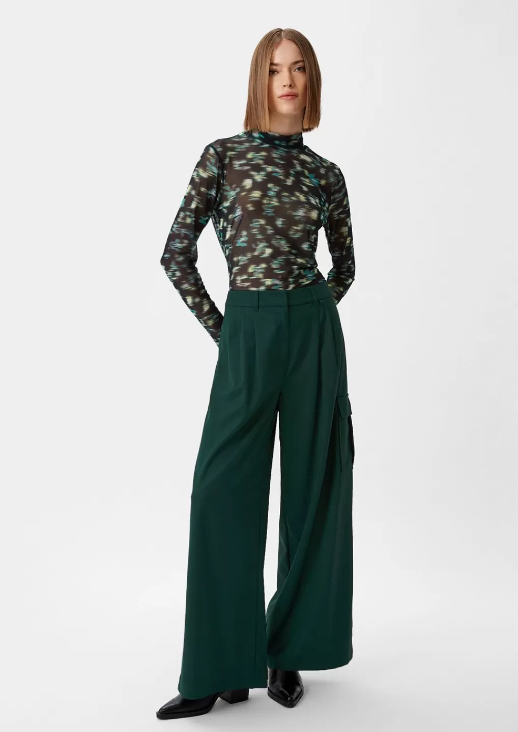 Fashion Loose: Pantalon cargo très long Pantalons