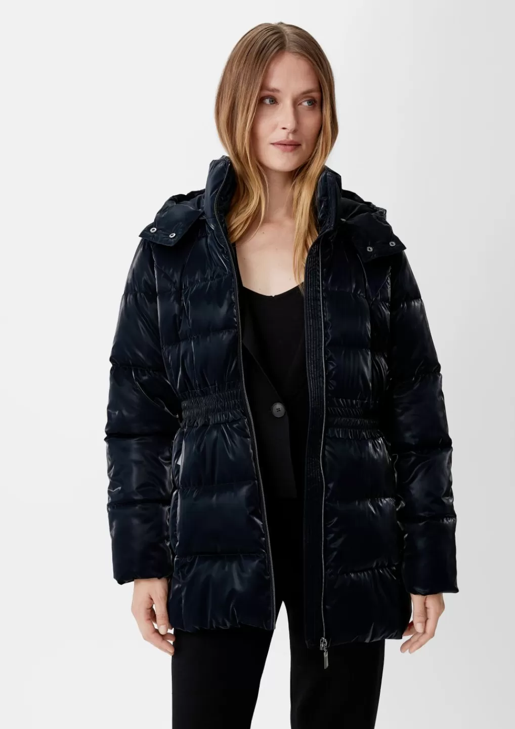 Discount Manteau court d’aspect verni Vestes