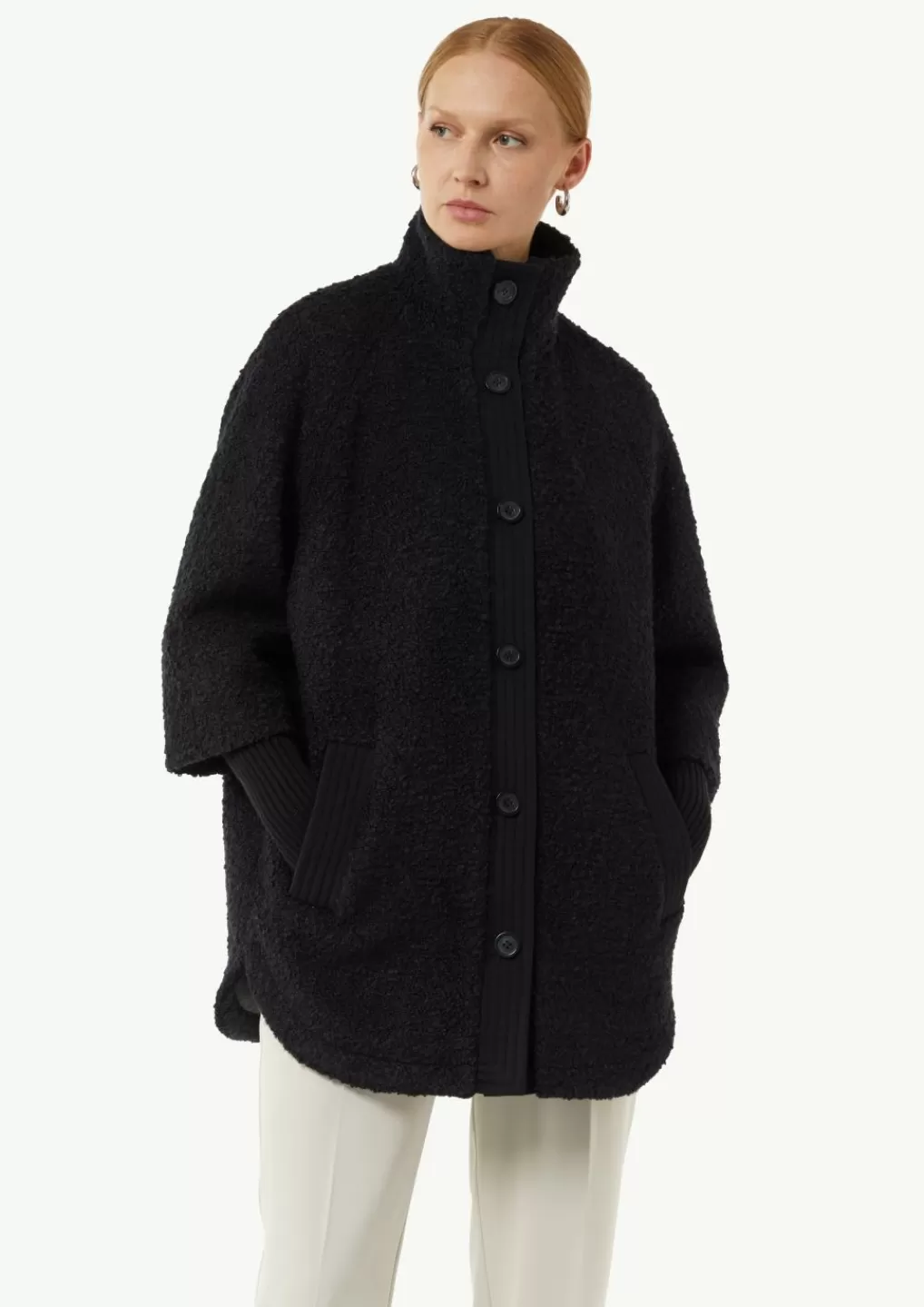 Cheap Manteau en maille bouclette Vestes