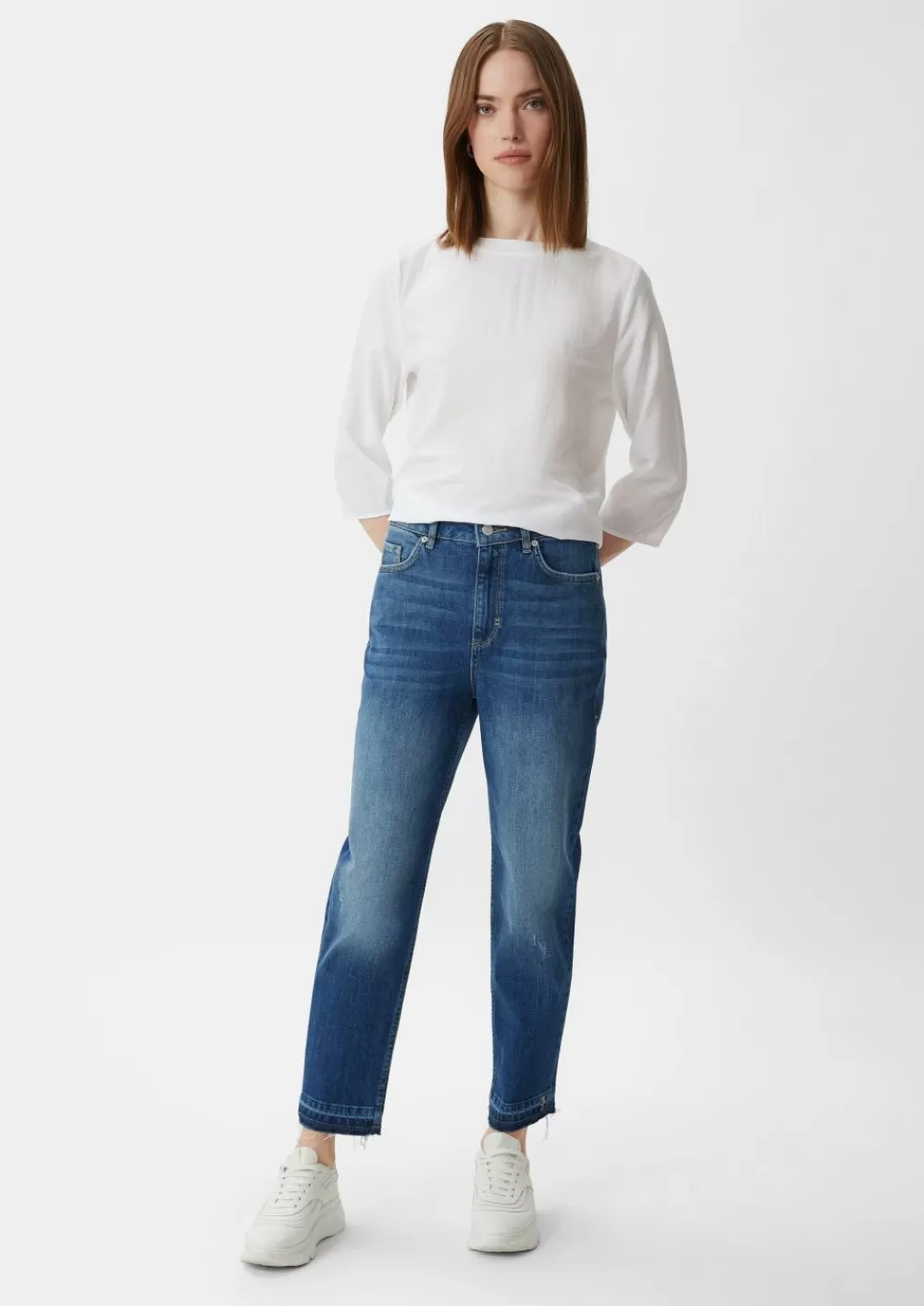 Shop Mom Fit: jean délavé Articles Durables | Jeans