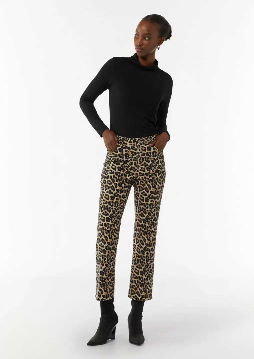 Flash Sale Pantalon à motif léopard Articles Durables | Pantalons