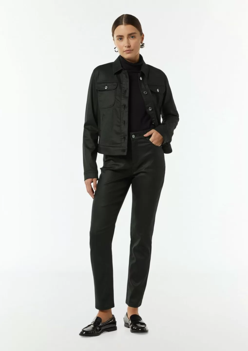 Online Pantalon Slim enduit Articles Durables | Pantalons