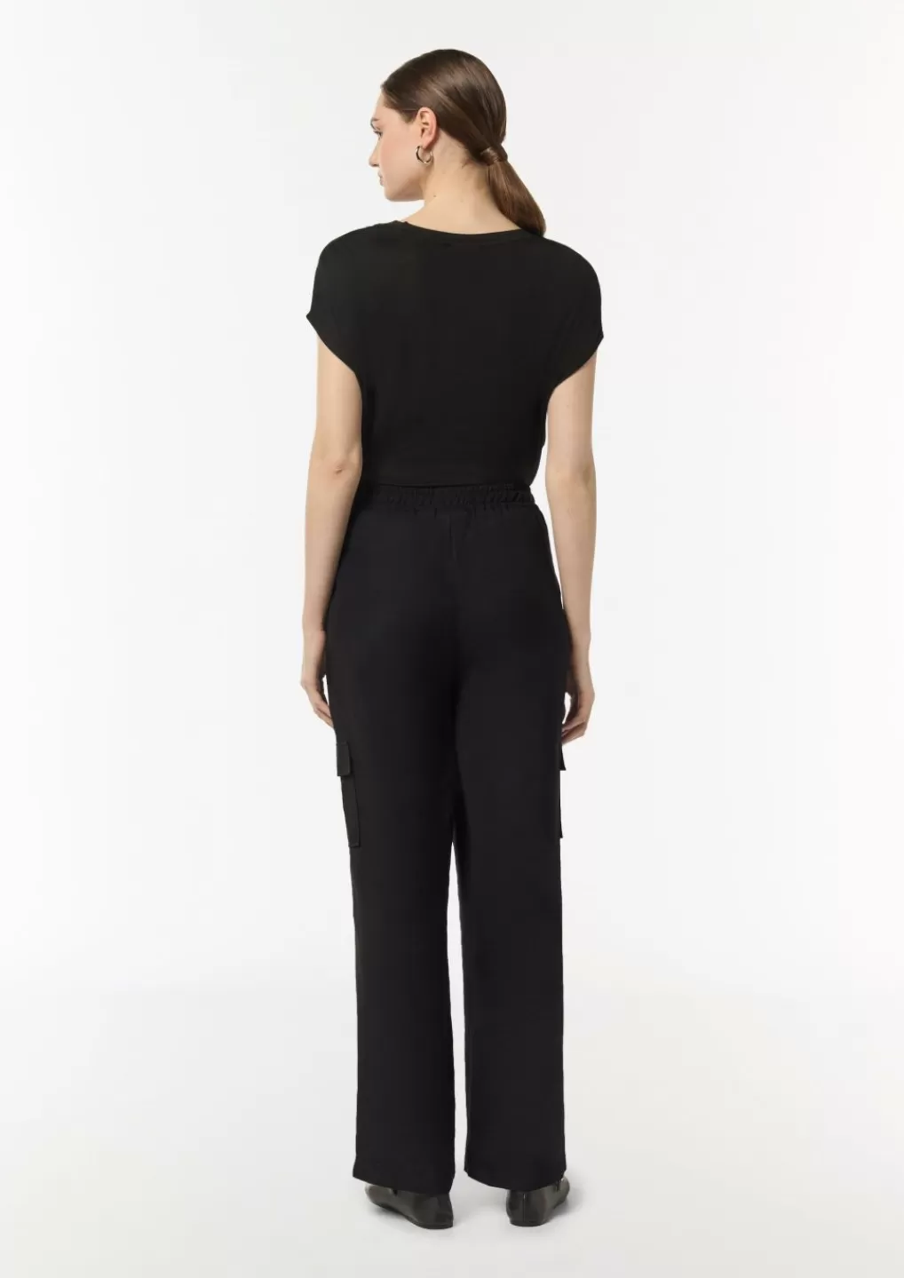 Flash Sale Pantalon Wide Leg à poches cargo Articles Durables | Pantalons