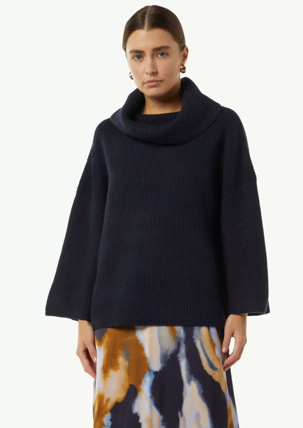 Discount Poncho en maille côtelée Accessoires | Ponchos