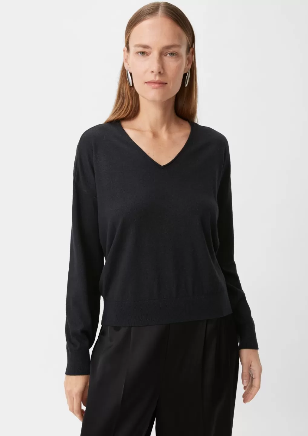 Cheap Pull-over en maille rehaussé de fil brillant Cord & Pull-over