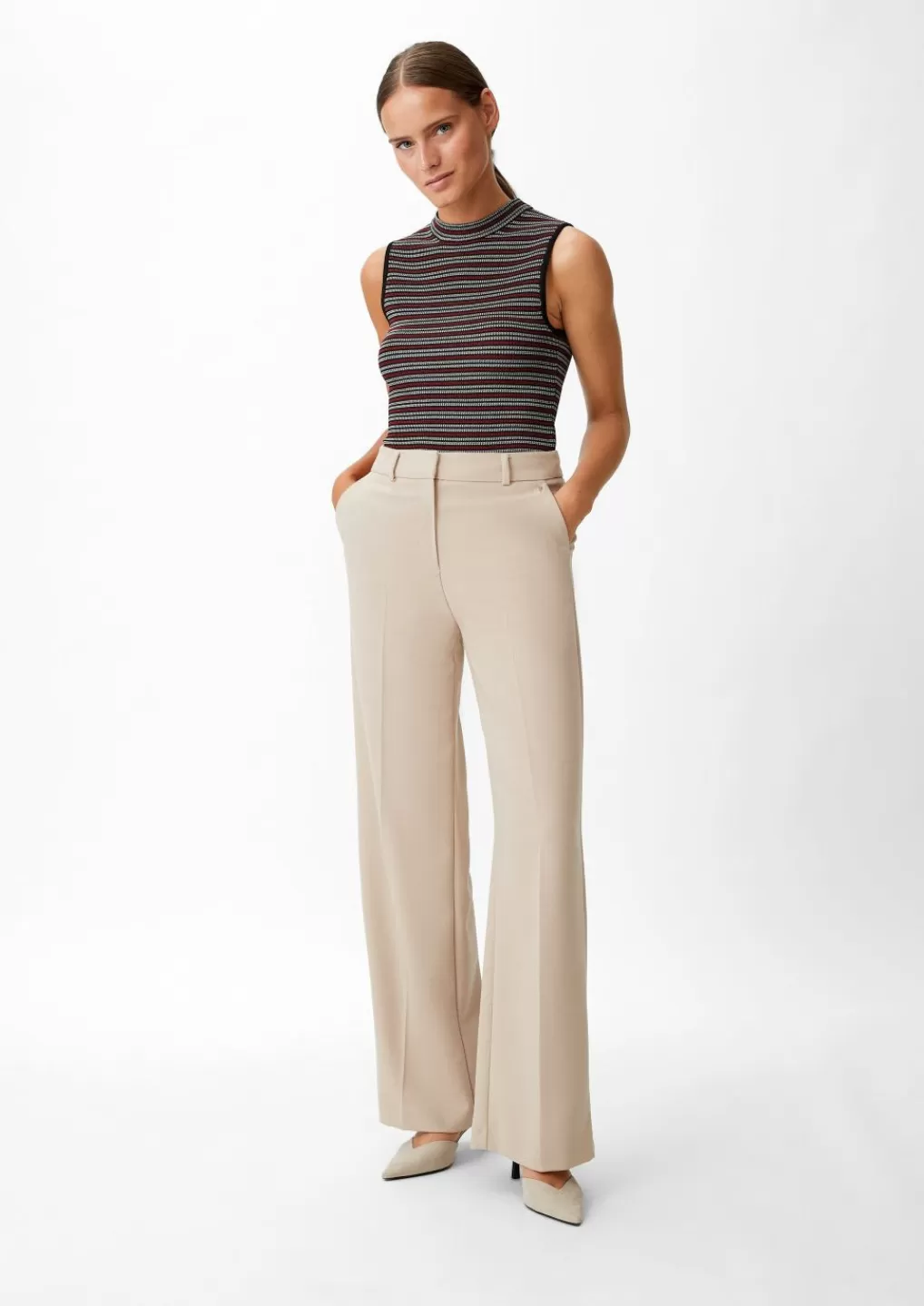 Store Regular: pantalon en viscose mélangée Costumes | Pantalons