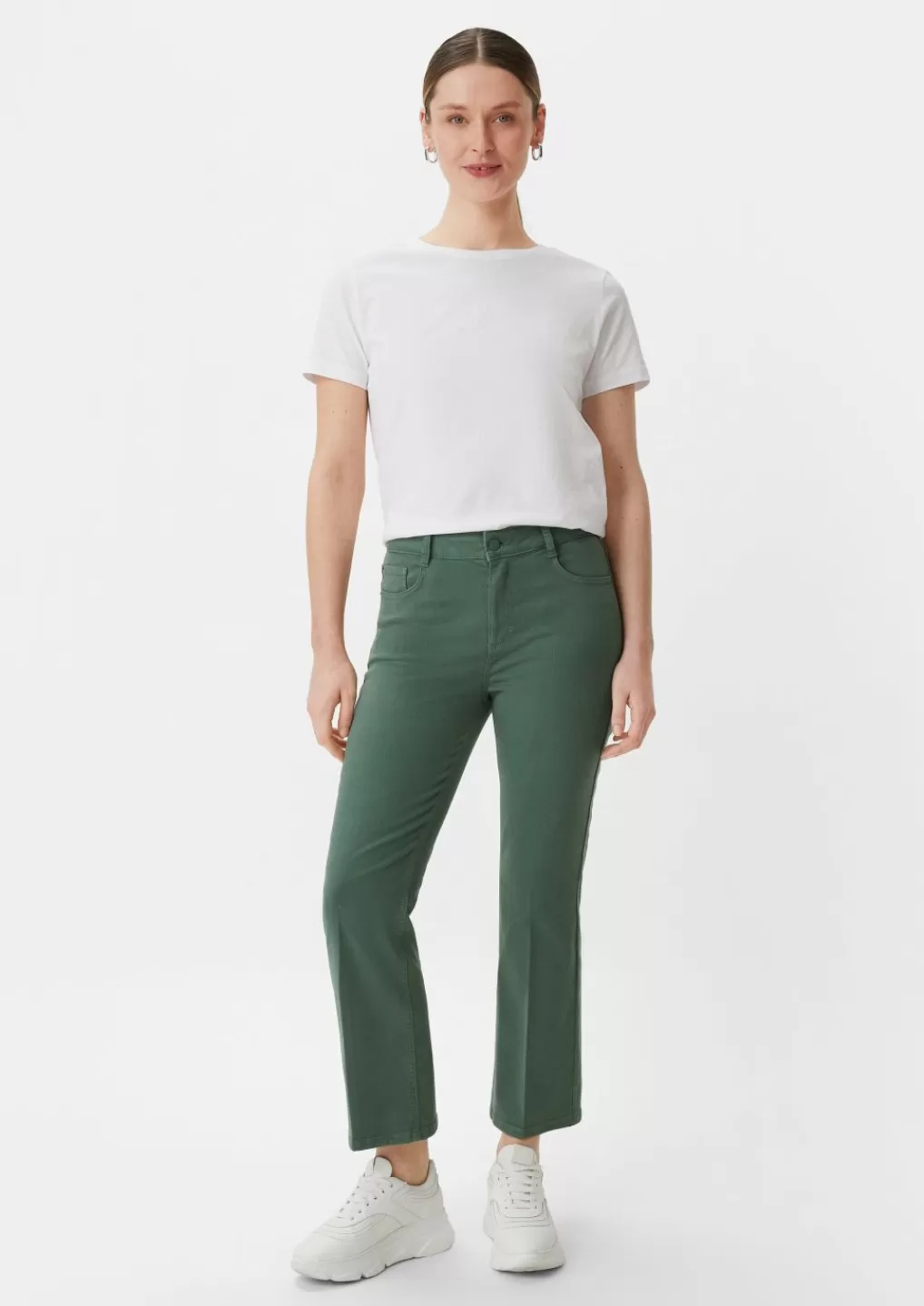 Hot Regular: pantalon évasé en twill Pantalons