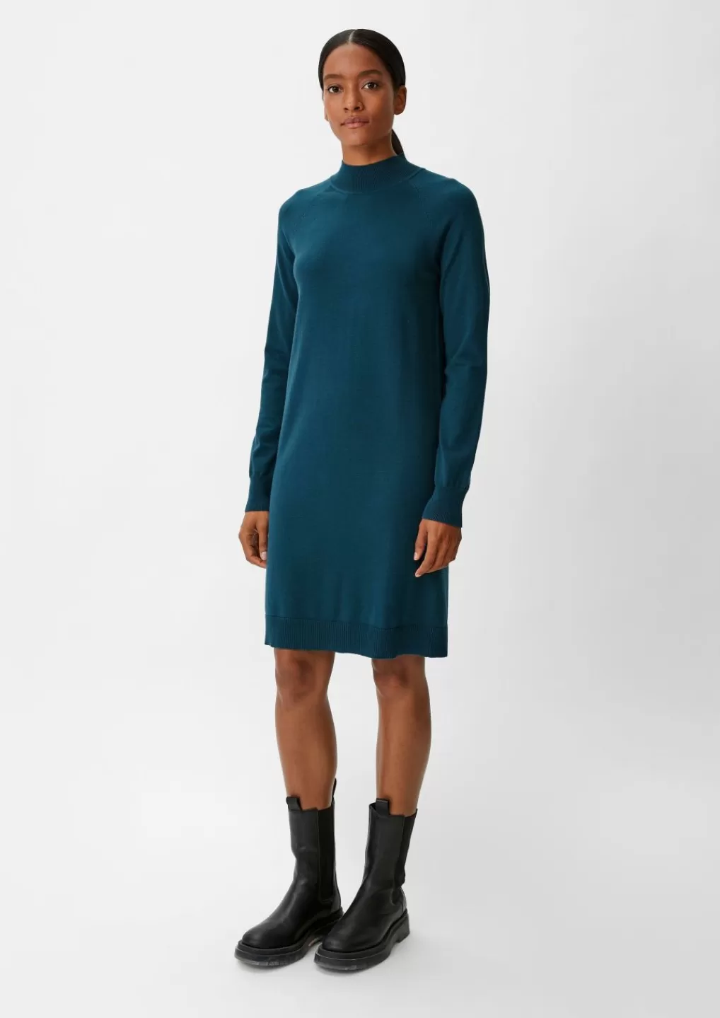 Sale Robe-pull en viscose mélangée Robes