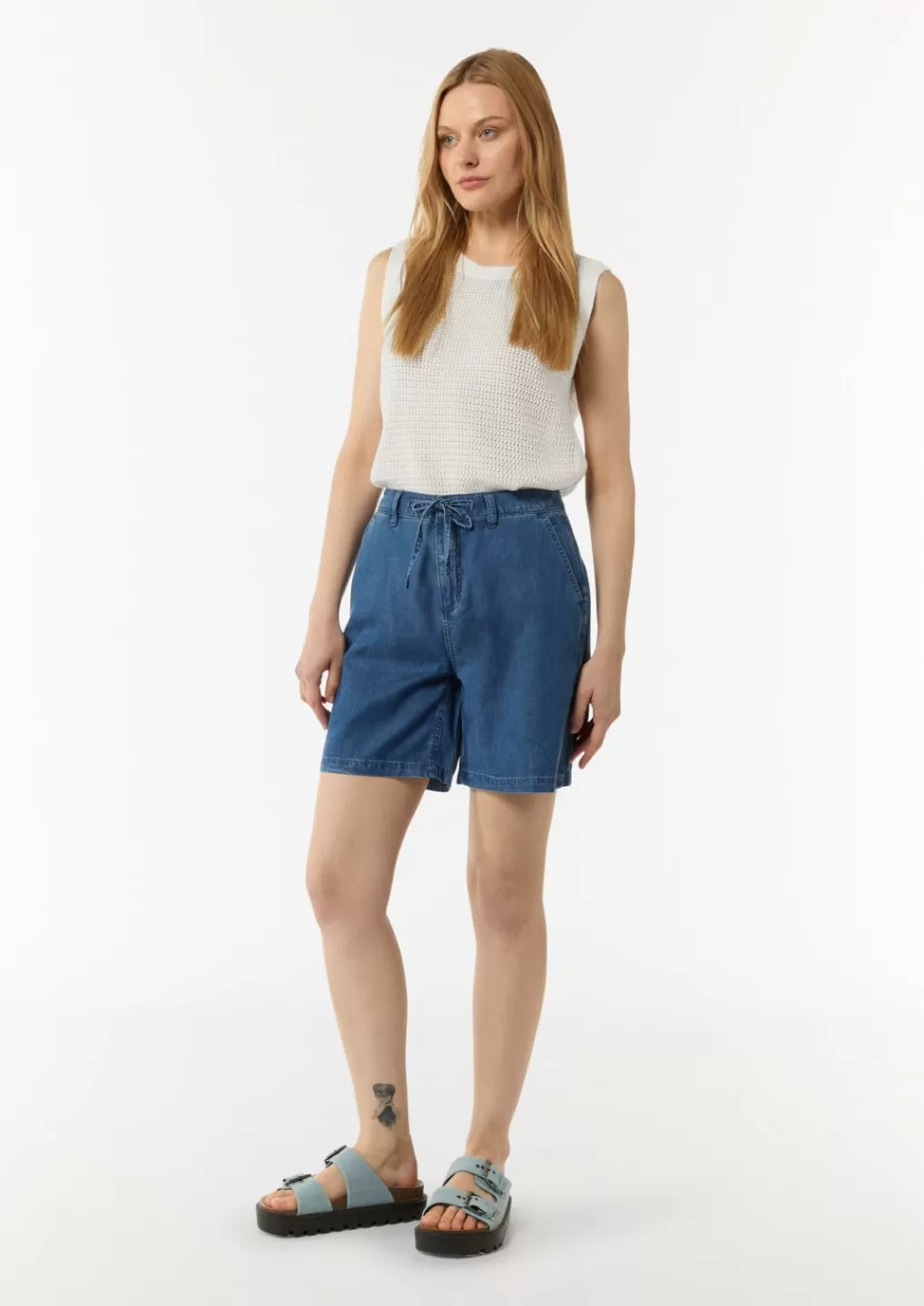 Flash Sale Short en lyocell Articles Durables | Jeans