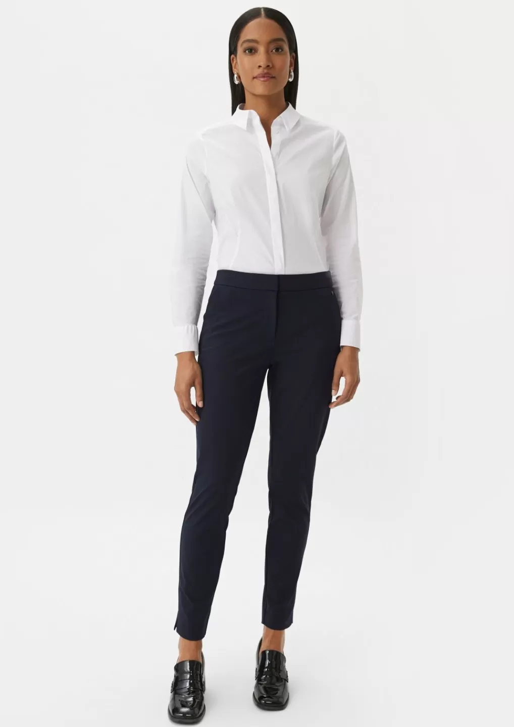 Sale Slim : pantalon en viscose mélangée Pantalons