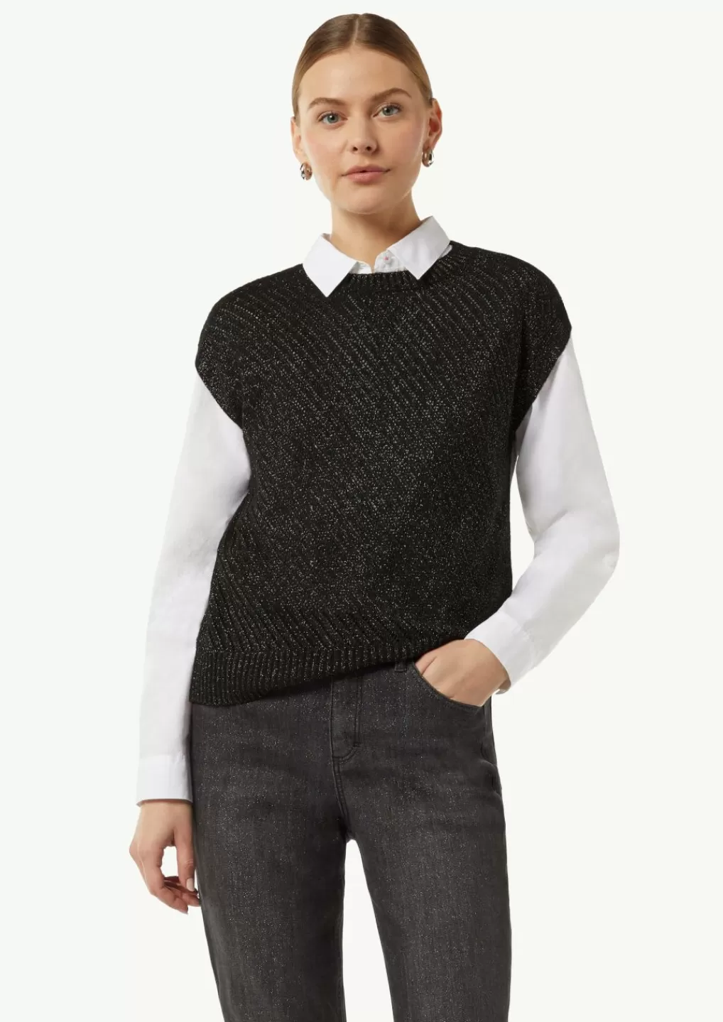 Clearance Spencer en tricot Cord & Pull-over