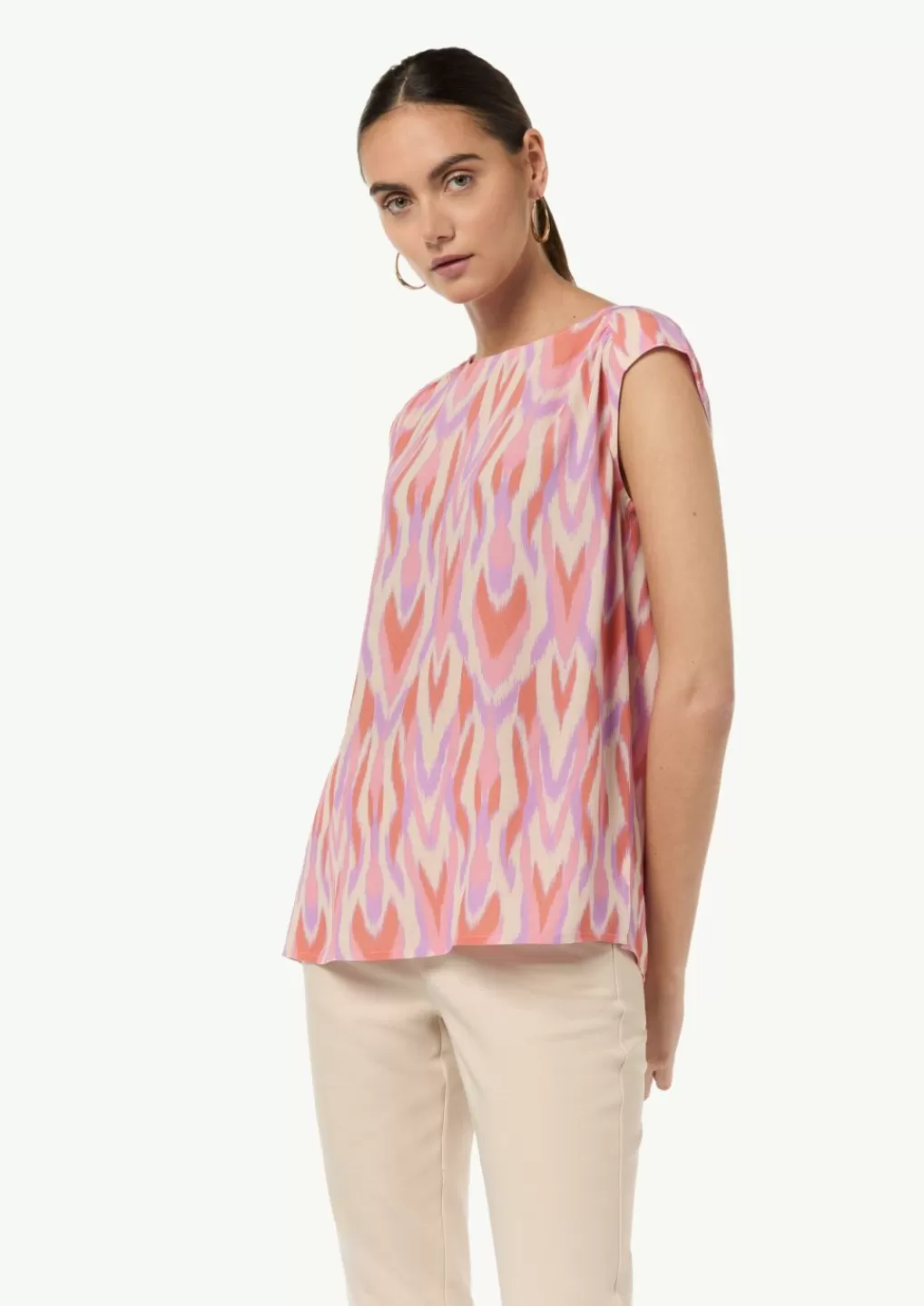 Fashion Top façon blouse en viscose Chemisiers