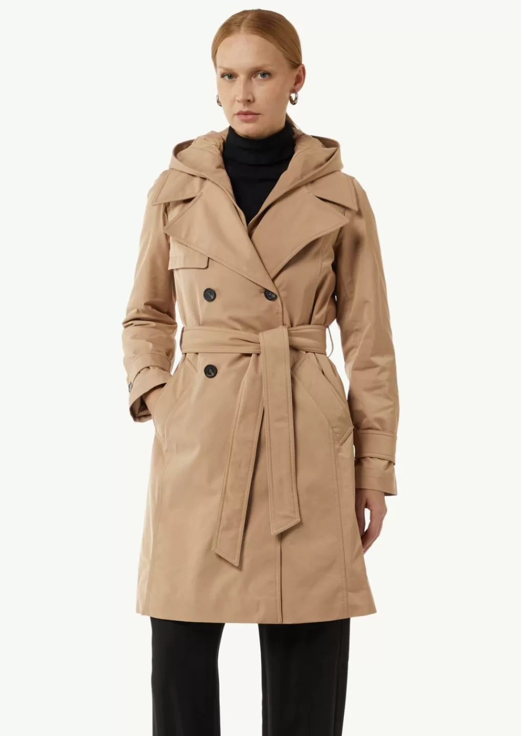 Best Trench-coat à boutonnage croisé et doublure surpiquée Manteaux